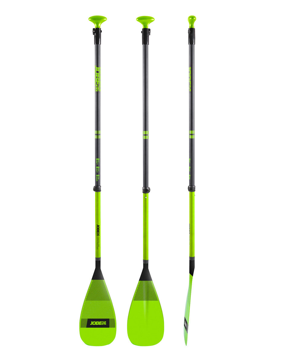 JOBE FIBERGLASS SUP PADDLE LIME 3-PIECE