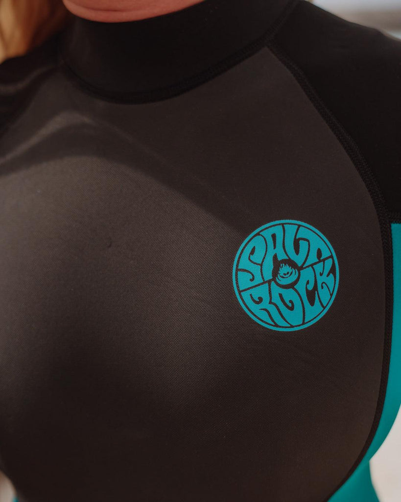 Saltrock Core - Womens 3/2 Shortie Wetsuit - Turquoise