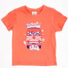 Salt Rock Happiness - Younger Girls Short Sleeve T-Shirt