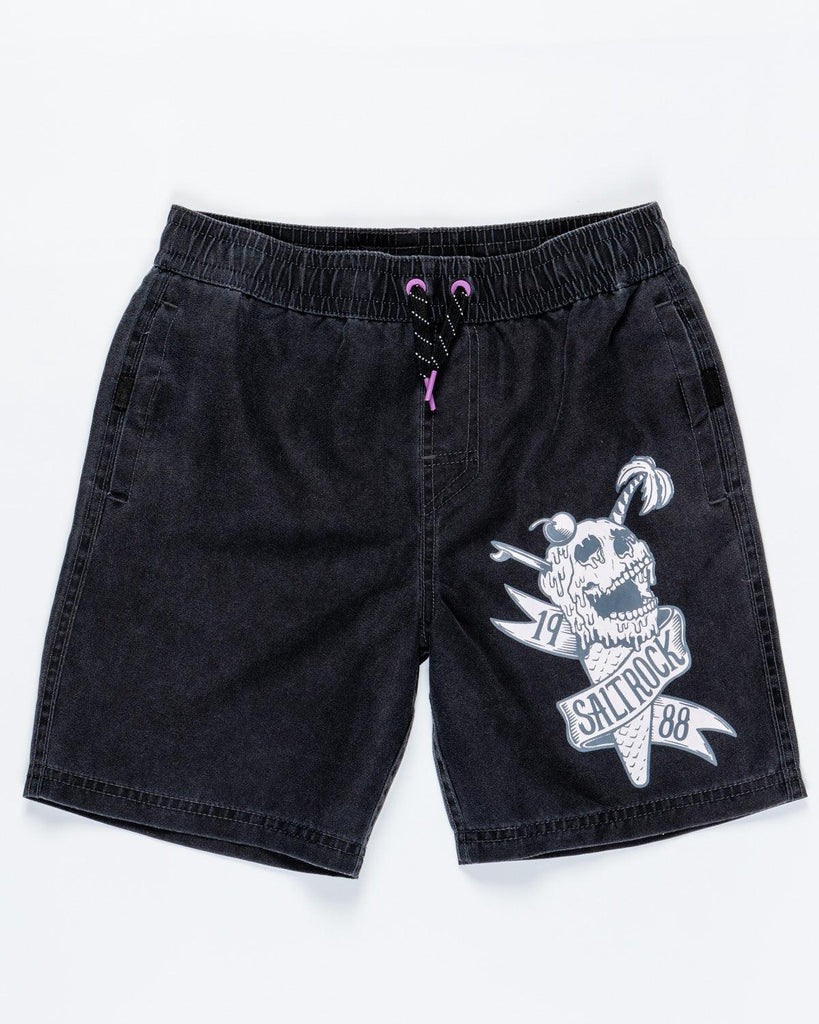 Salt Rock Scream - Washed Swim short