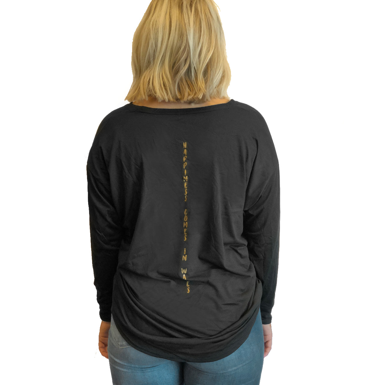 Reef Rash Ladies Long Sleeved "Waves" Cleethorpes T-Shirt