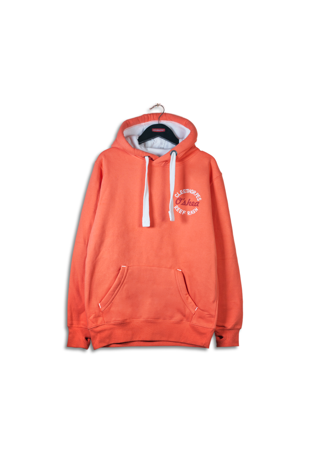 Cleethorpes Summer Coral Overhead Hoody - Beach Lover