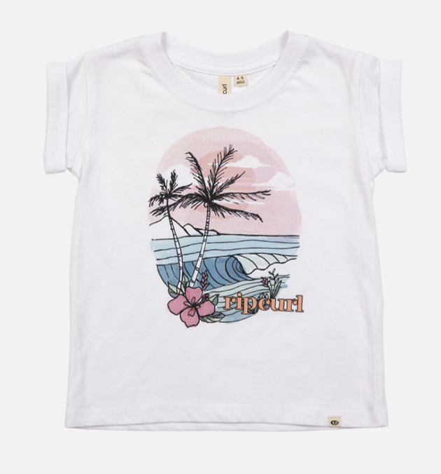 Rip Curl Girls Break Tee Mini Girl