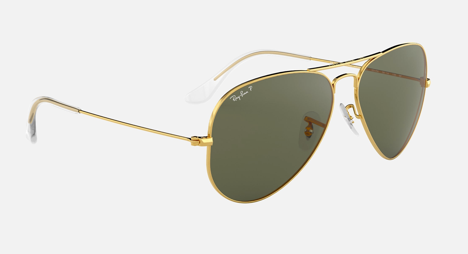 Ray Ban Aviator Classic RB3025 Gold Metal G-15 Green Sunglasses