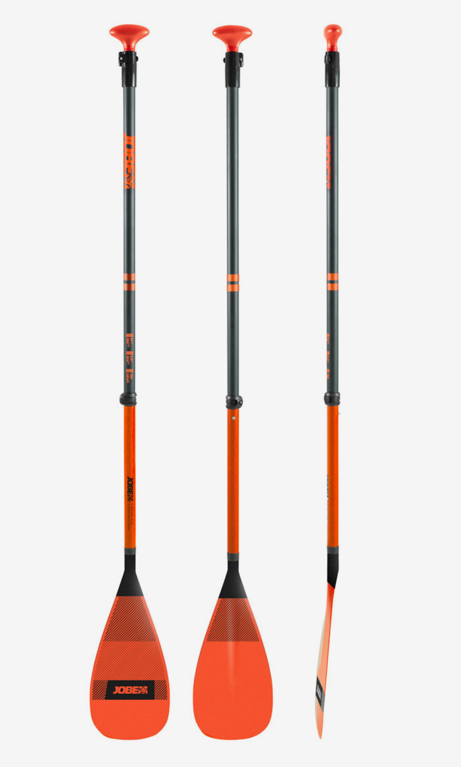 JOBE FIBERGLASS SUP PADDLE ORANGE 3-PIECE