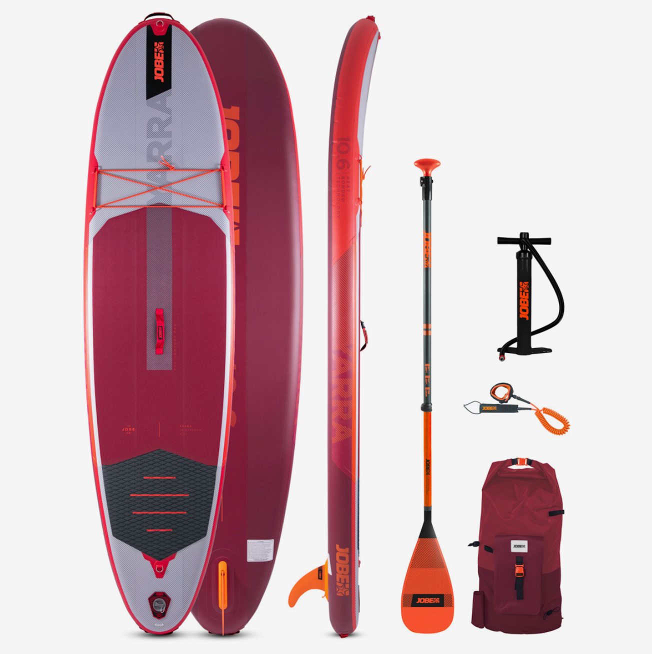 Jobe Yarra 10.6 Inflatable Paddle Board Package - Red===SALE===