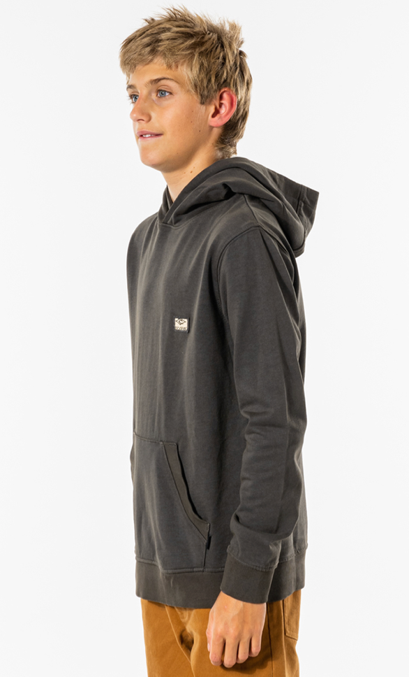 Rip Curl Boys Original Surfers Hood Boy Fleece - Washed Black