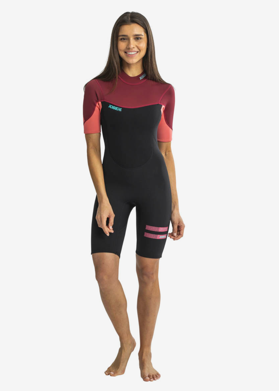 Jobe Ladies Sofia 3/2mm Shorty Wetsuit - Rose Pink