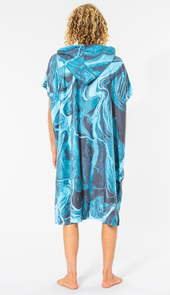 Rip Curl Mix Up Print Hooded Towel Poncho