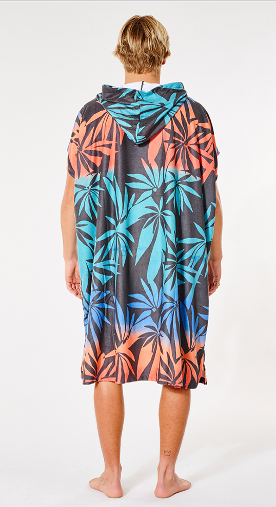 Rip Curl Mix Up Print Hooded Towel Poncho