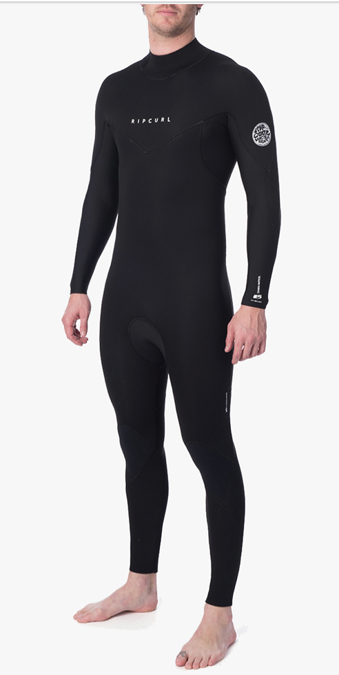 Ripcurl Dawn Patrol 5/3GB Back Zip Wetsuit - Black