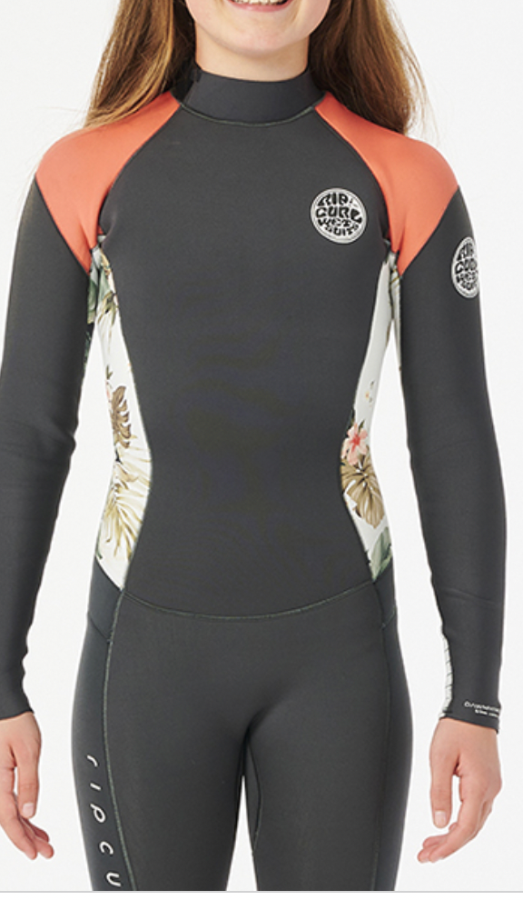 Ripcurl Girls Dawn Patrol 3/2 e-stich Back Zip Wetsuit===-SALE===