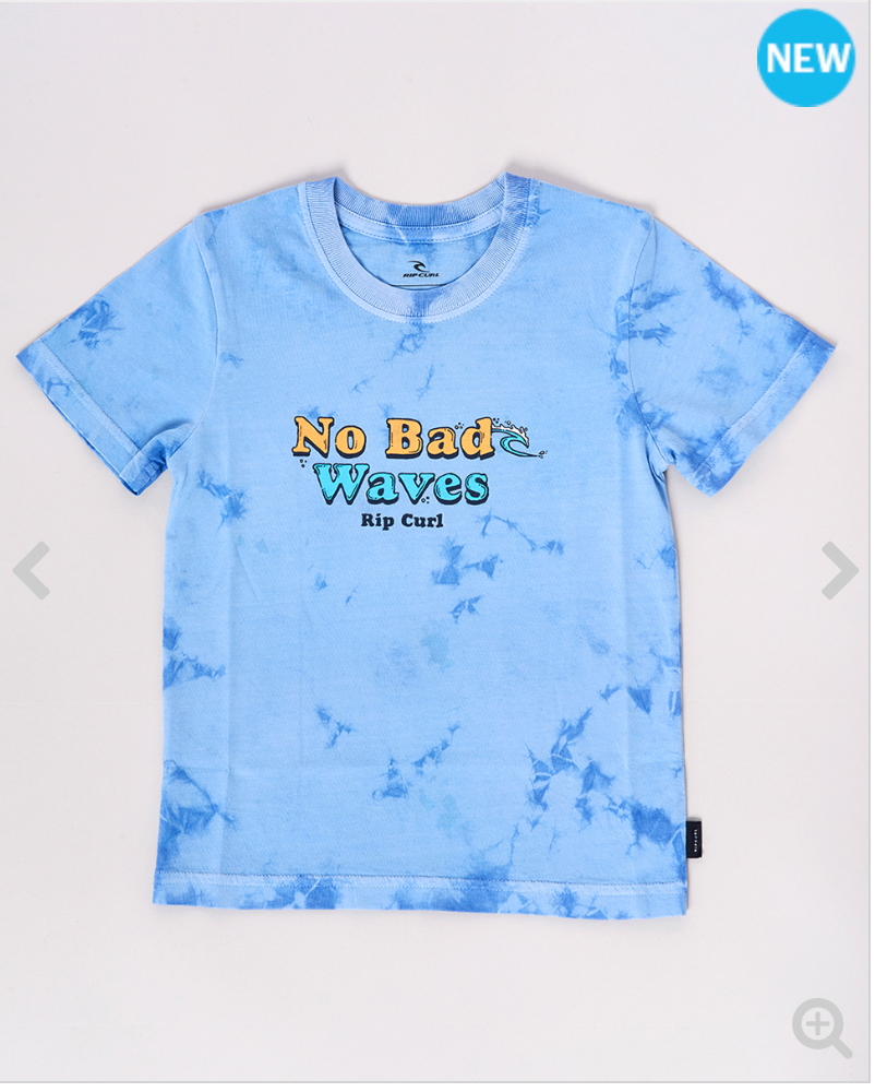 Rip Curl Micro Waves Slogan Tee Grom