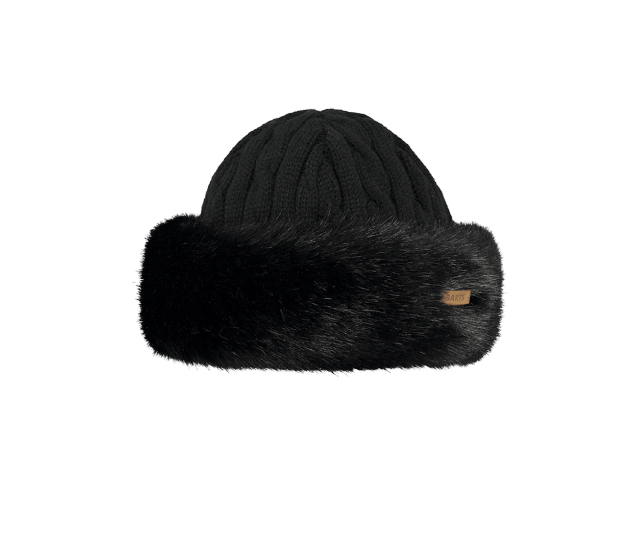 BARTS FUR CABLE BANDHAT Warm winter hat women