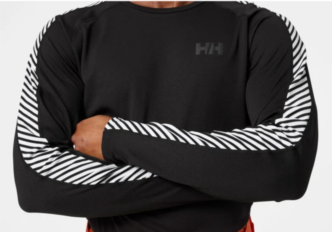 HELLY HANSEN Men's LIFA® ACTIVE Stripe Crew Base Layer