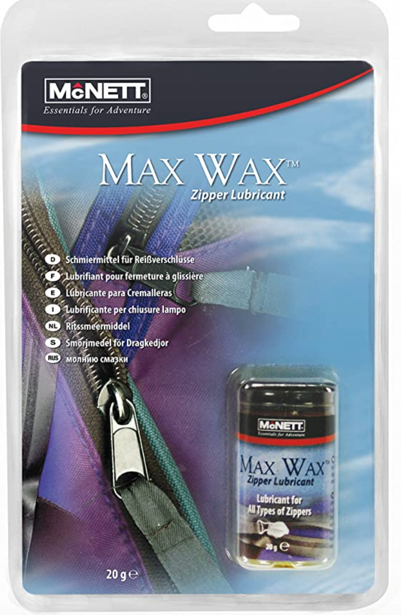 mcnett max wax zipper lubricant