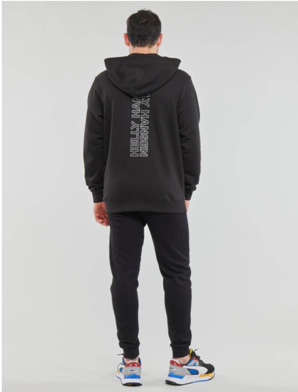 HELLY HANSEN CORE GRAPHIC SWEAT HOODIE Black