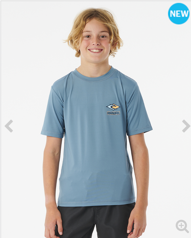 RIPCURL TUBE HEADS RASH VEST BOYS