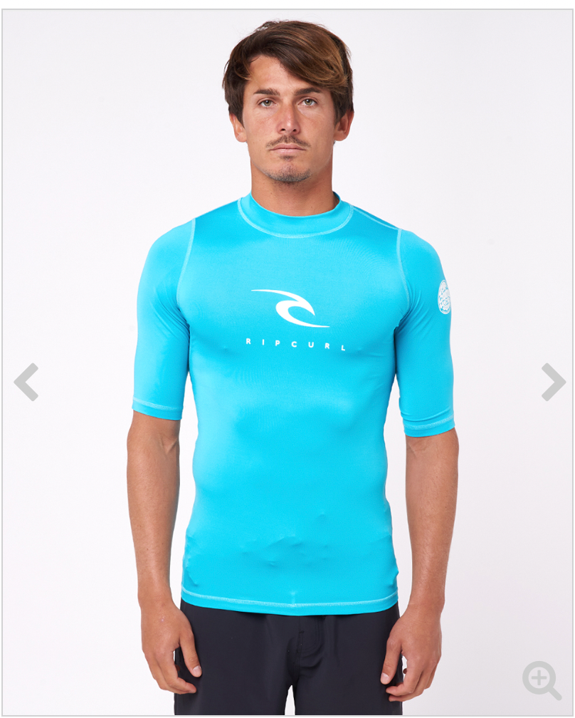 RipCurl Corps Short Sleeve UV Tee - Blue