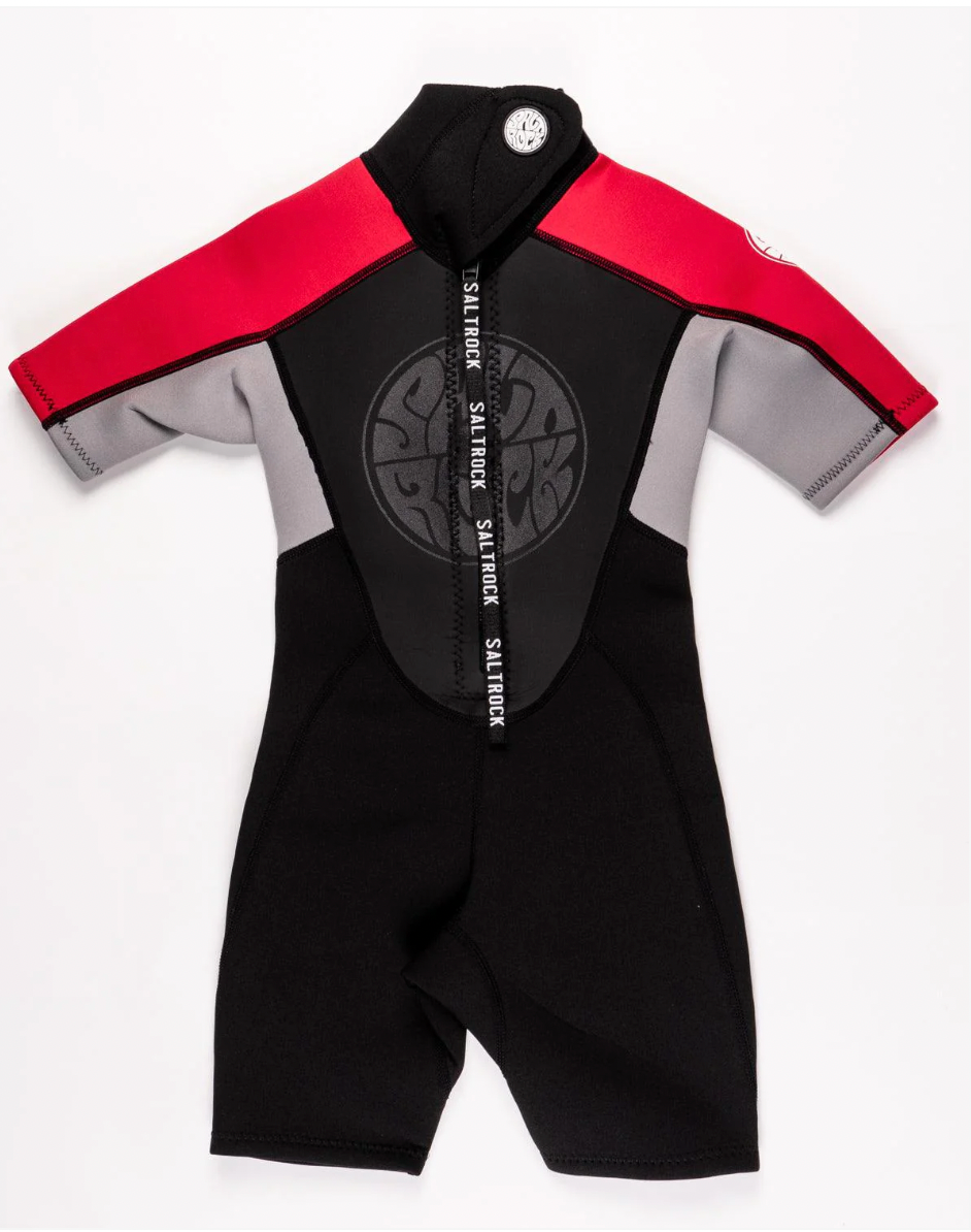 Saltrock Core - 3/2 Shortie Wetsuit - Red
