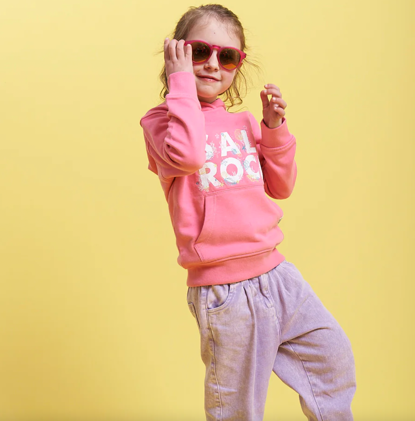 SALTROCK Seabed - Kids Pop Hoodie - Pink