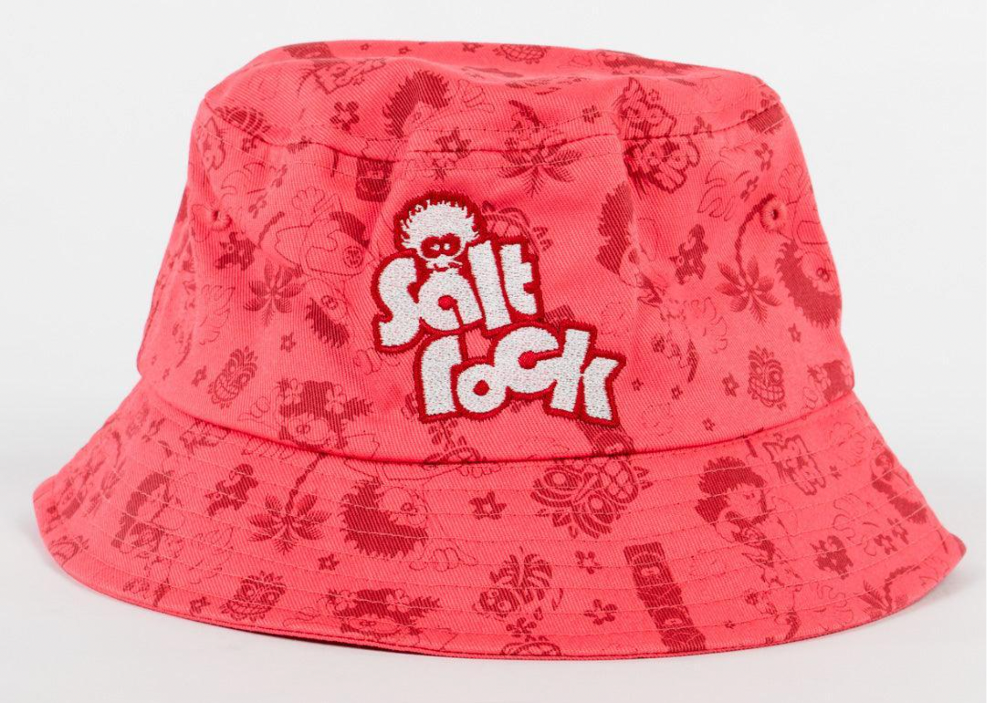 SALTROCK Tiki Tok - Kids Bucket Hat - Red/BLUE