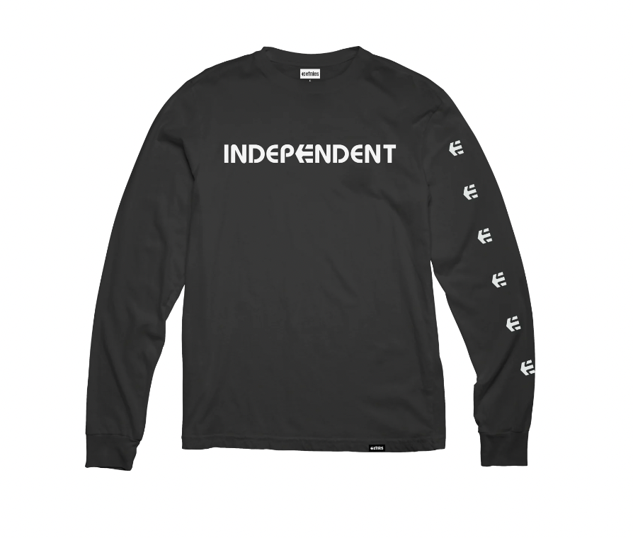 Independent L/S Tee- Black-