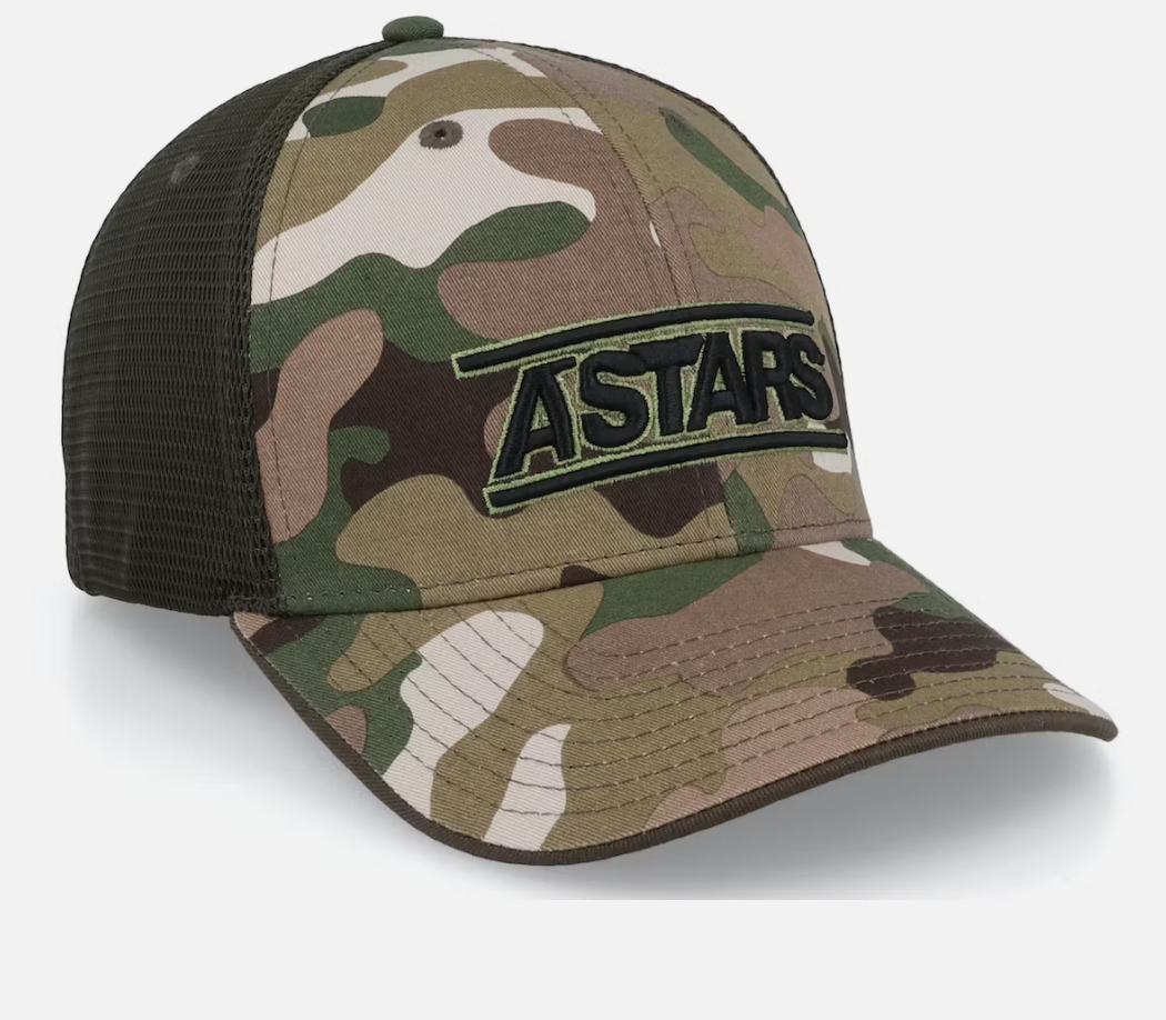 Alpinestars Proximity Mesh Back Multicam Hat Green Trucker - Alpinestars