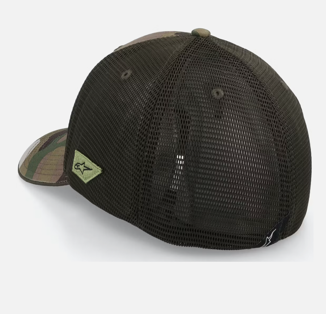 Alpinestars Proximity Mesh Back Multicam Hat Green Trucker - Alpinestars