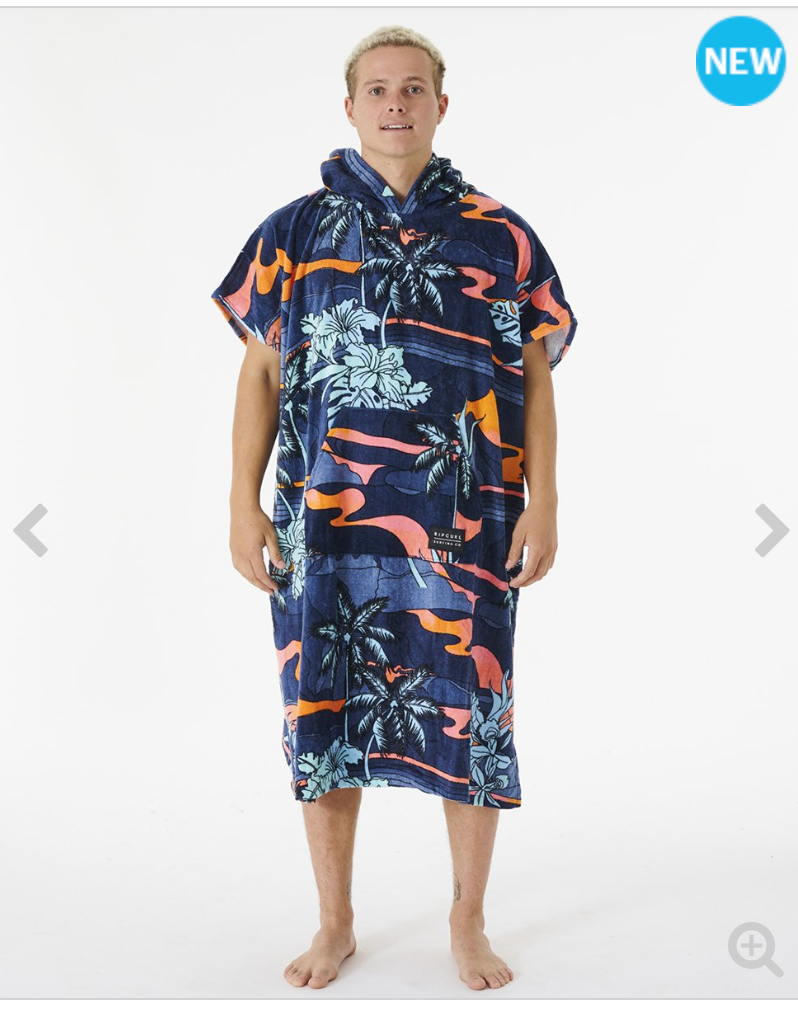 RIPCURL Combo Print Hooded Poncho