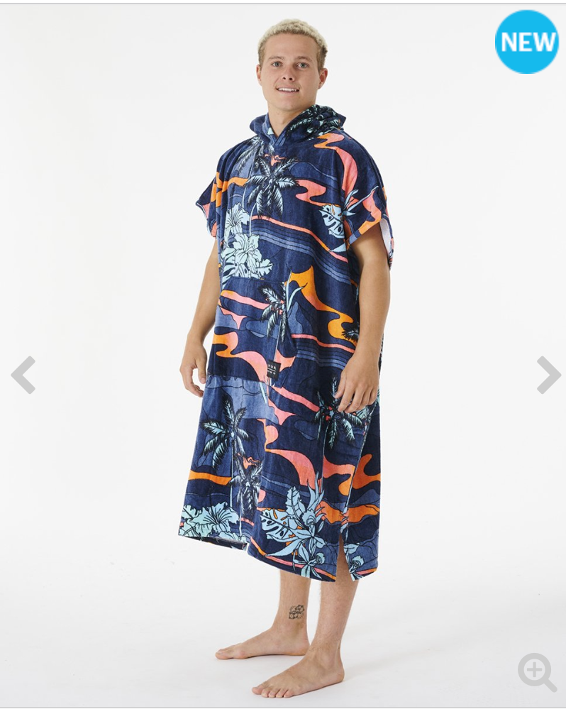 RIPCURL Combo Print Hooded Poncho