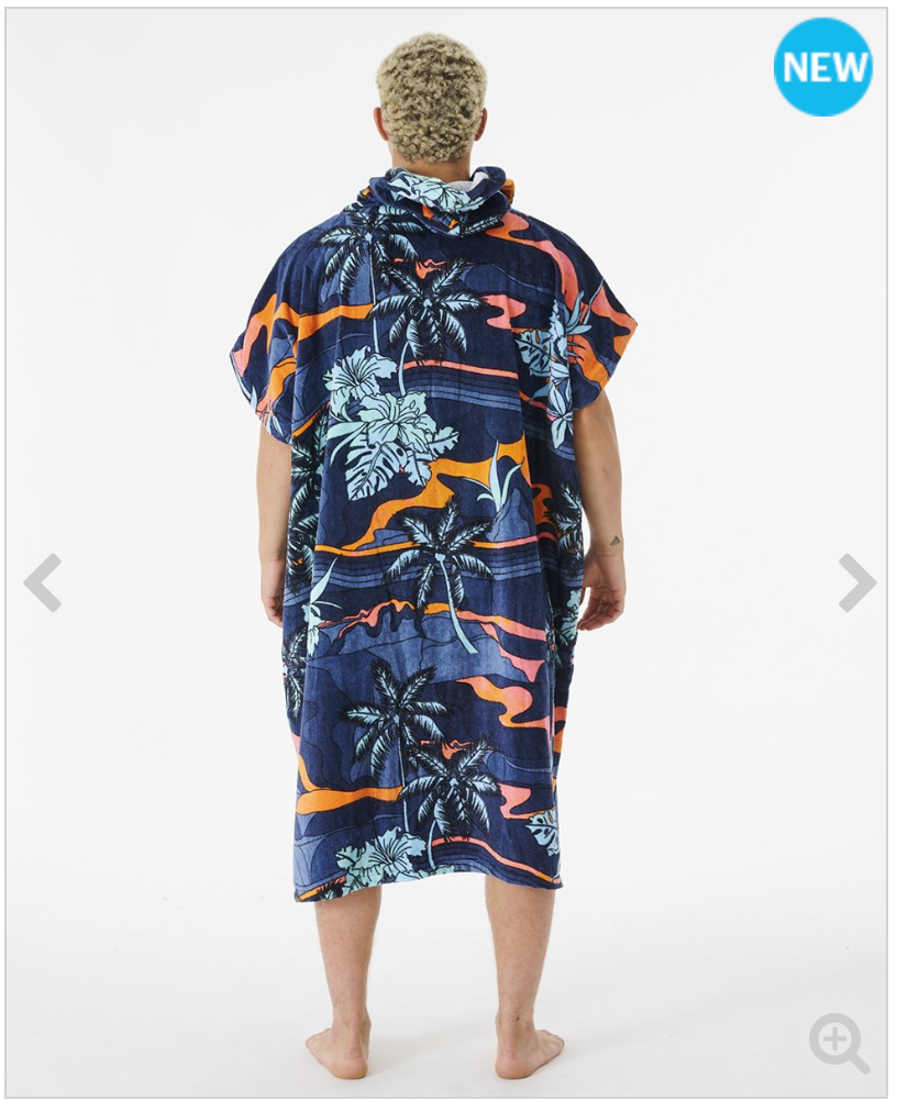 RIPCURL Combo Print Hooded Poncho