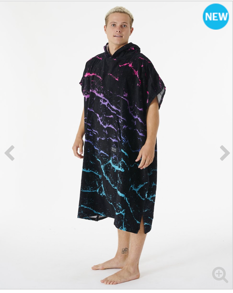 RIPCURL Combo Print Hooded Poncho