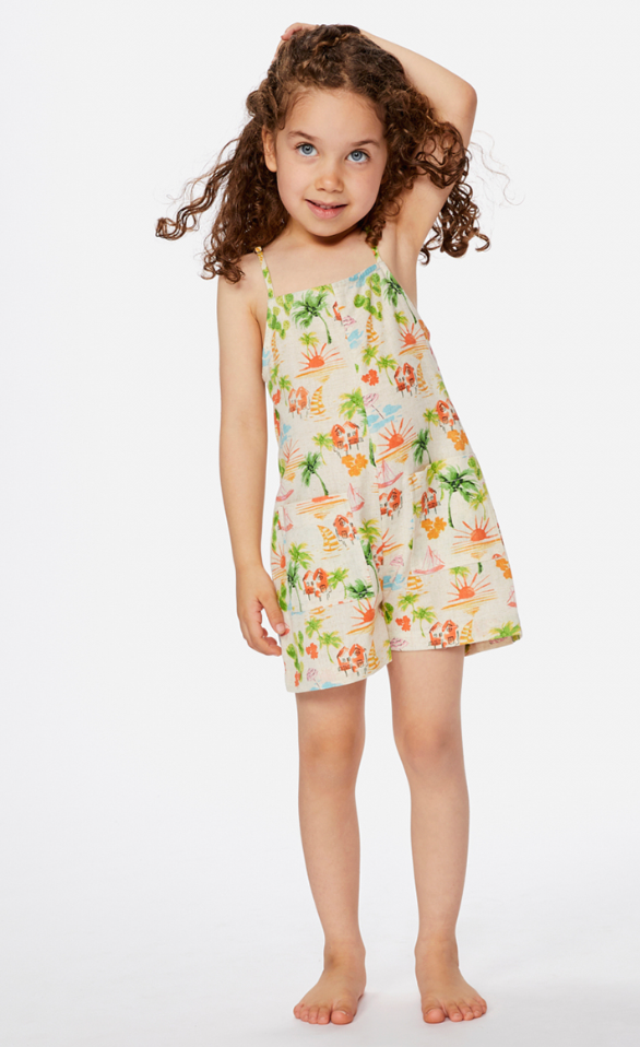 Rip Curl Vacation Club Romper Mini Girl