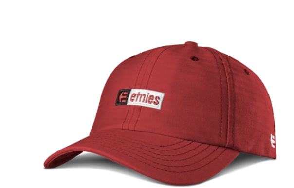 ETNIES NEW BOX STRAPBACK HAT-RED