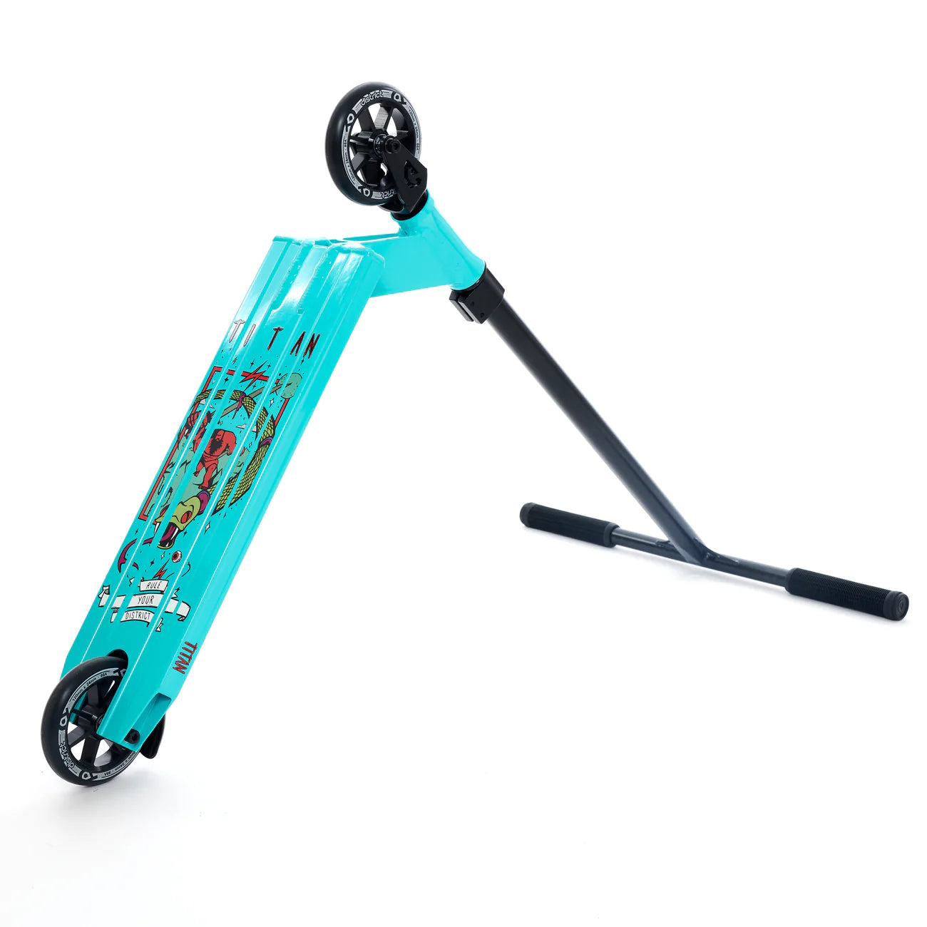 District Titan Complete Scooter 120Mm - Powder Blue / Black