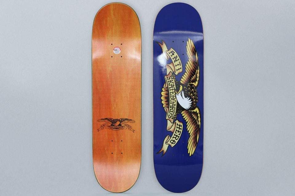 Anti Hero Deck Classic Eagle XLG Blue 8.5 IN