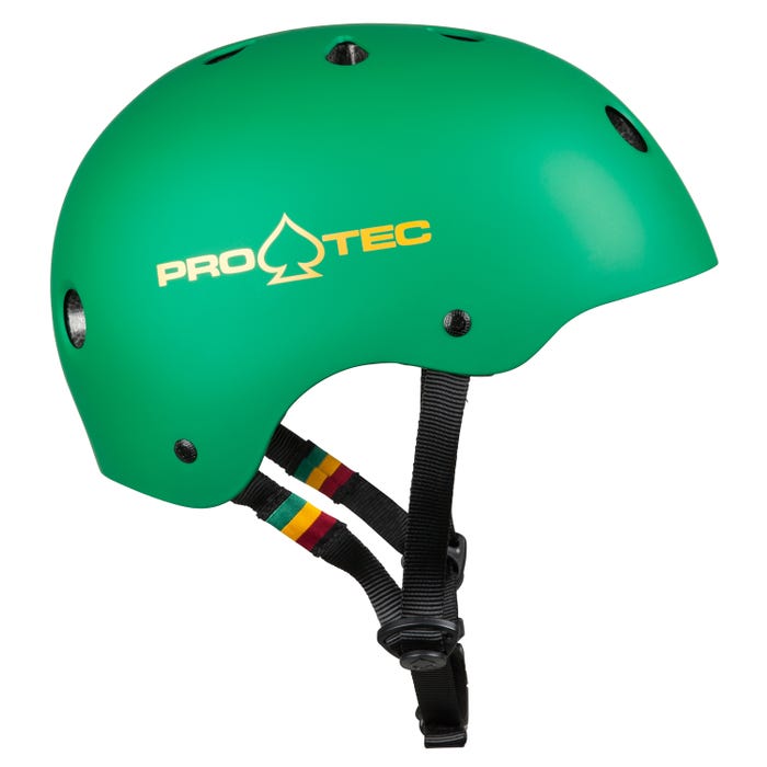 Pro-Tee Classic Cert Helmet - Matte Rasta Green