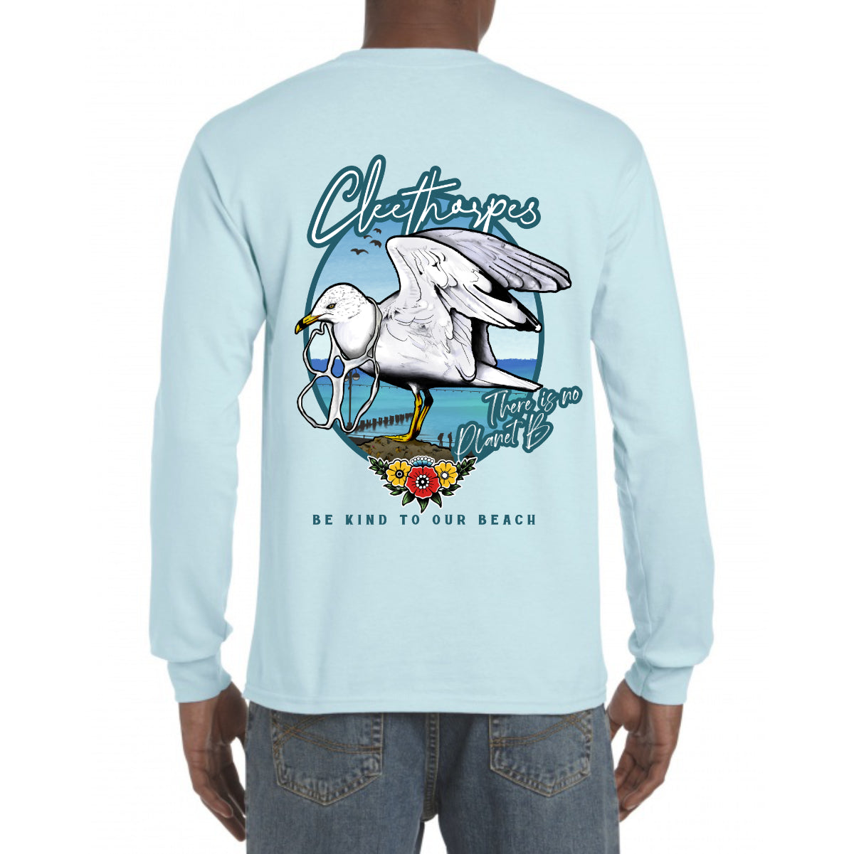 Cleethorpes "SEAGULL FLASH" Long Sleeve T-Shirt