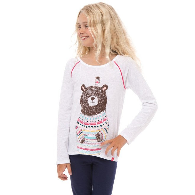 Animal Girls Beau Bear Long Sleeve T-Shirt