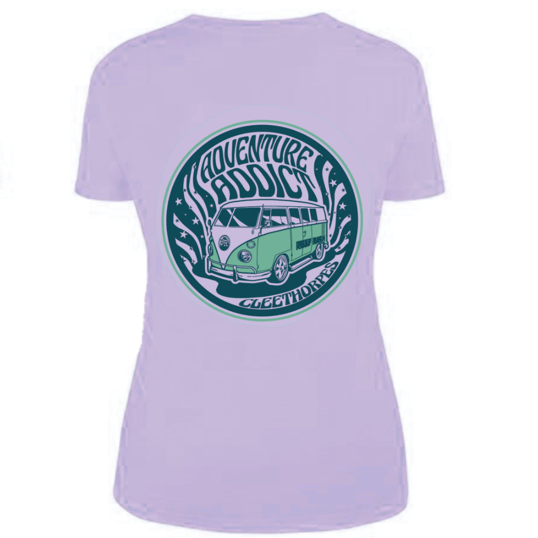 Cleethorpes Women's "ADVENTURE ADDICT" T-Shirt