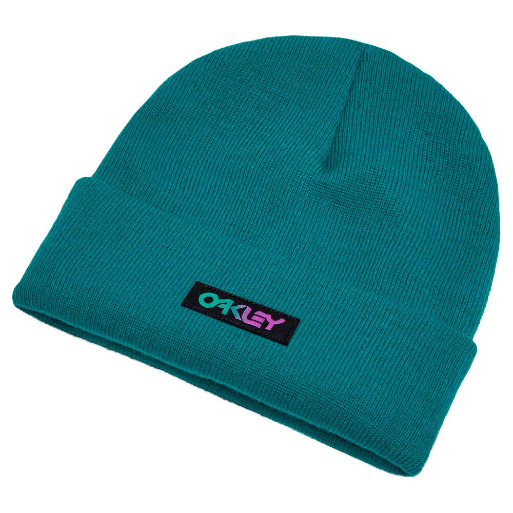 Oakley B1B Gradient Patch Beanie - Light Emerald