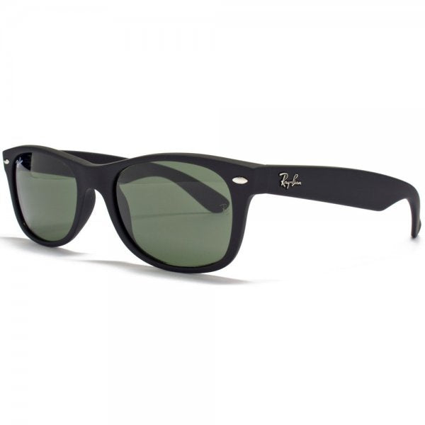 Ray Ban RB2132 New Wayfarer Matte Classic Green Classic G-15 Sunglasses