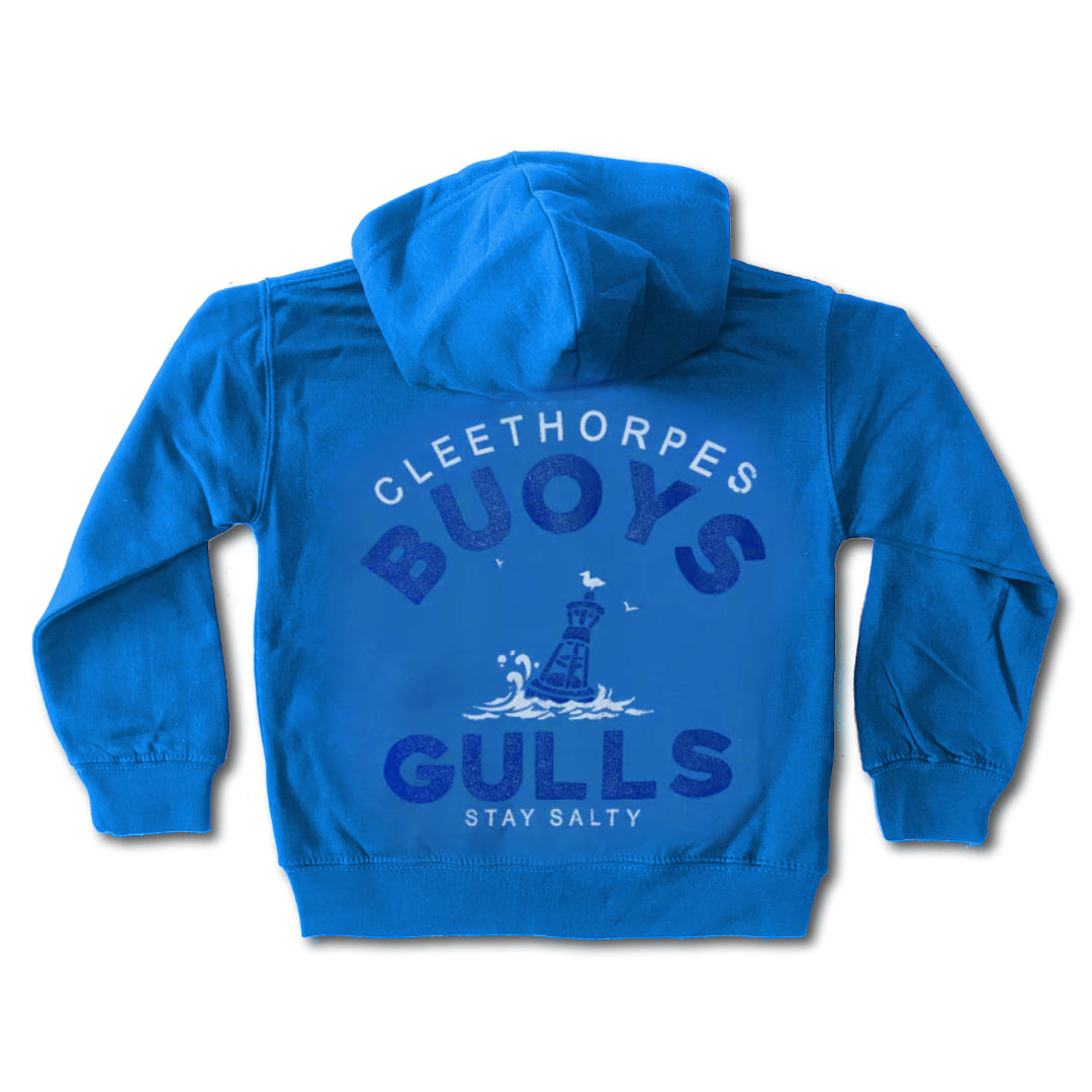 Cleethorpes Blue Kids Hoody Buoys & Gulls
