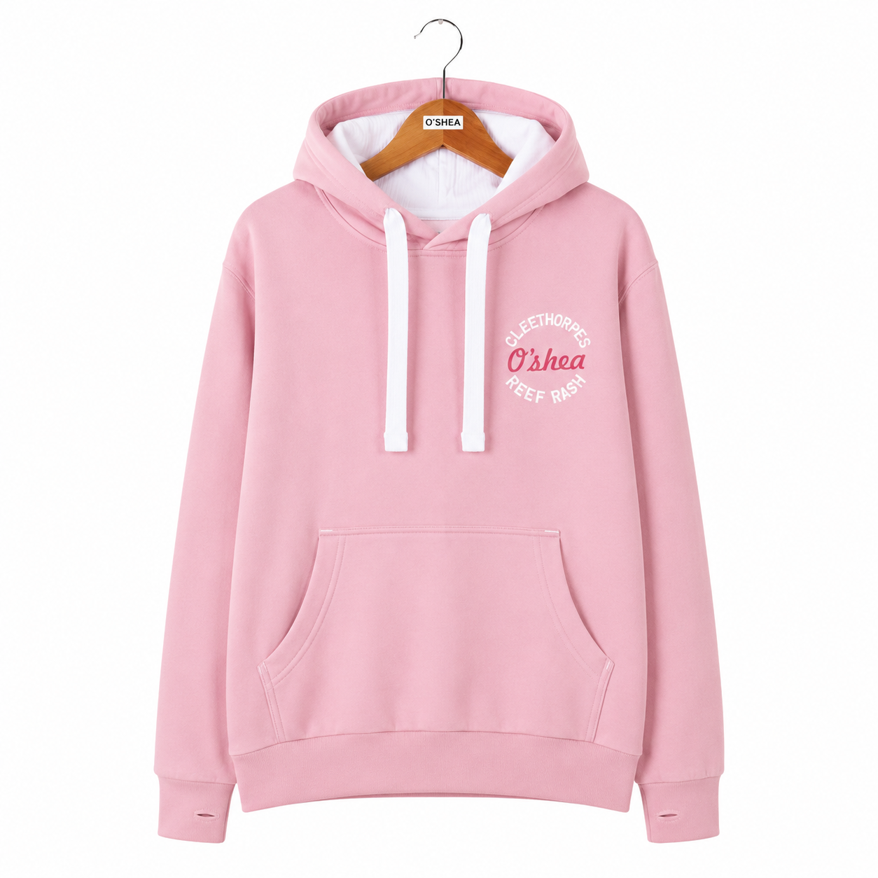 Cleethorpes-  New Pink - Hoodie Beach Lover