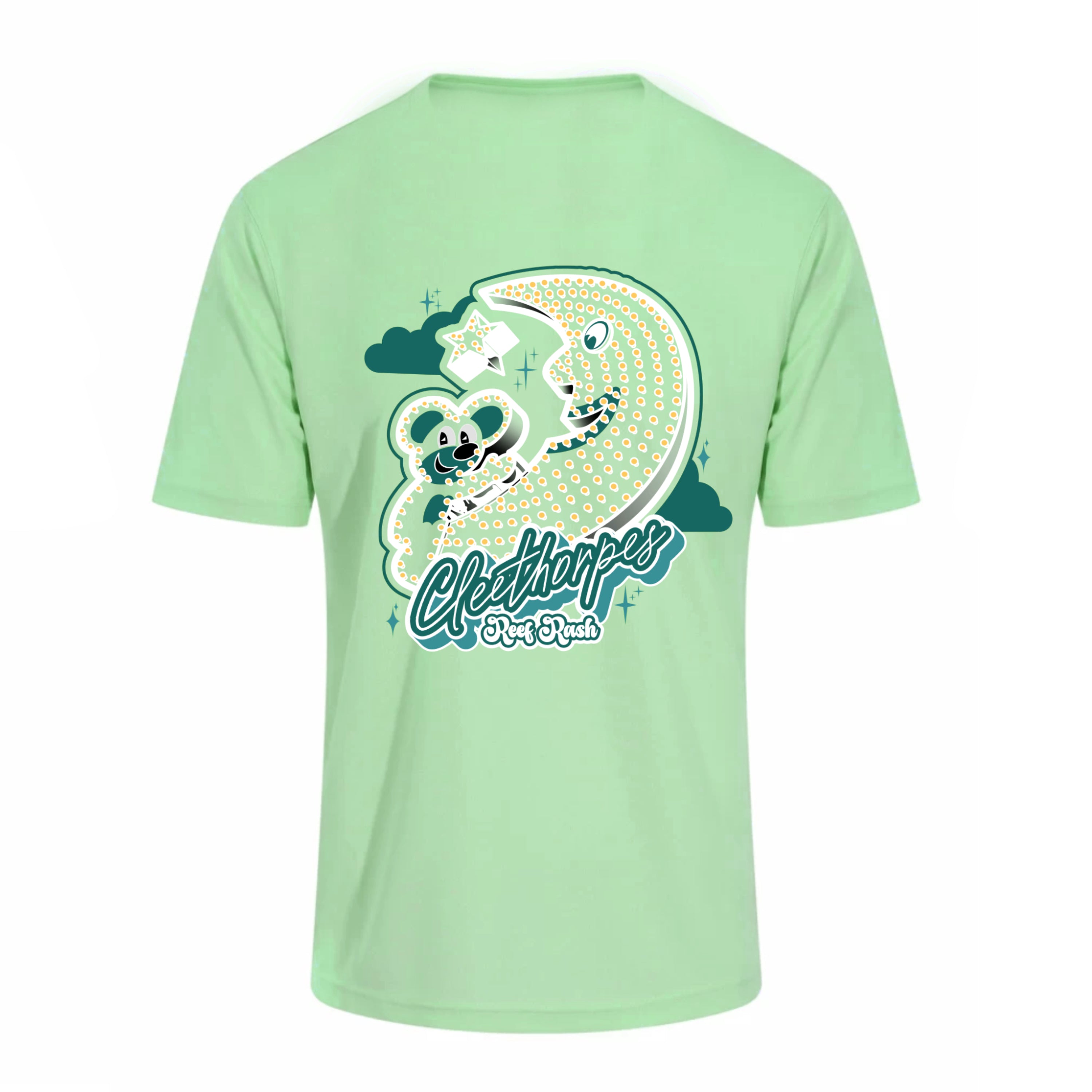 CLEETHORPES MOUSE AND MOON T-SHIRT - MINT
