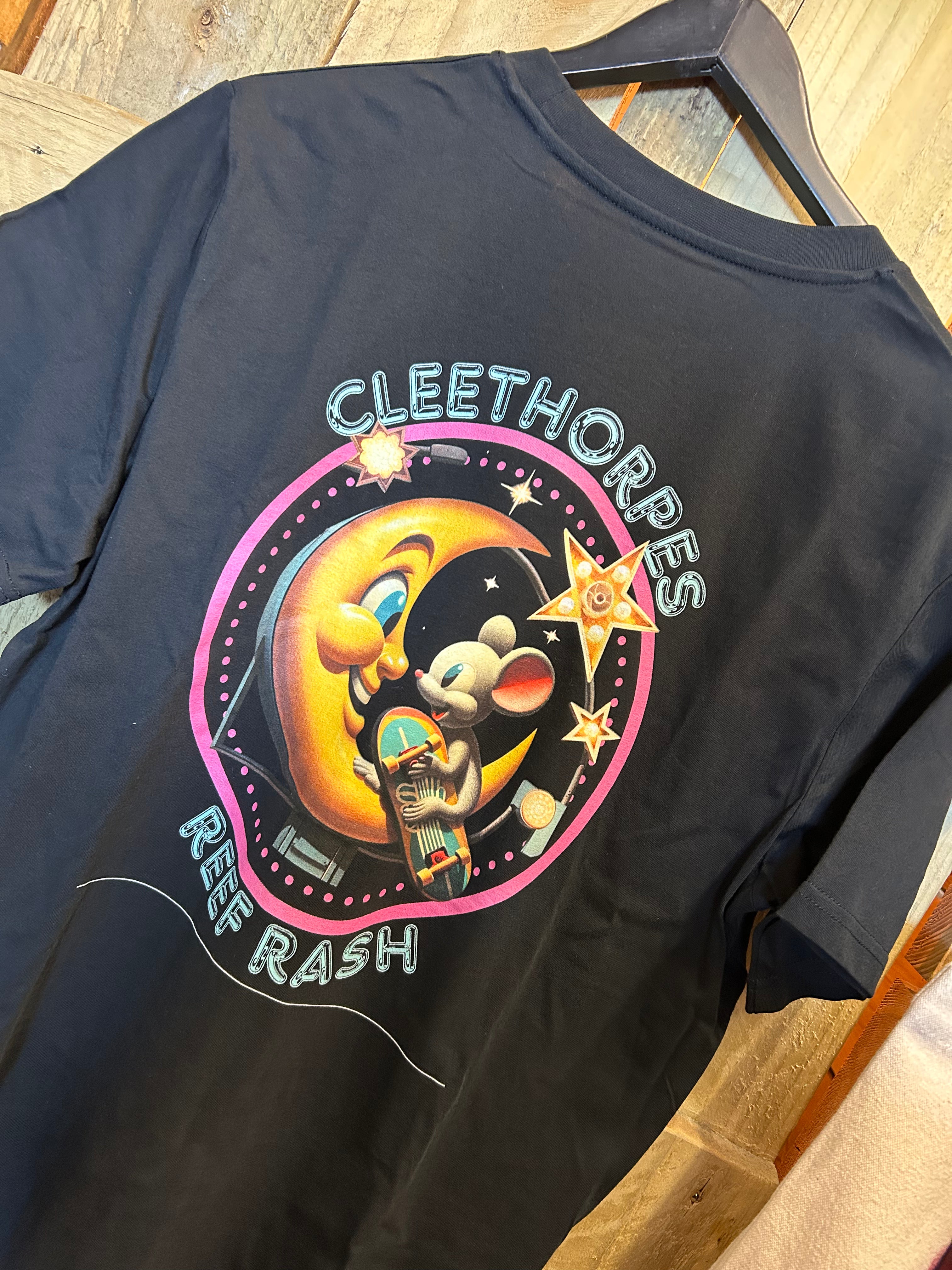 Cleethorpes Mens Mouse And Moon Black