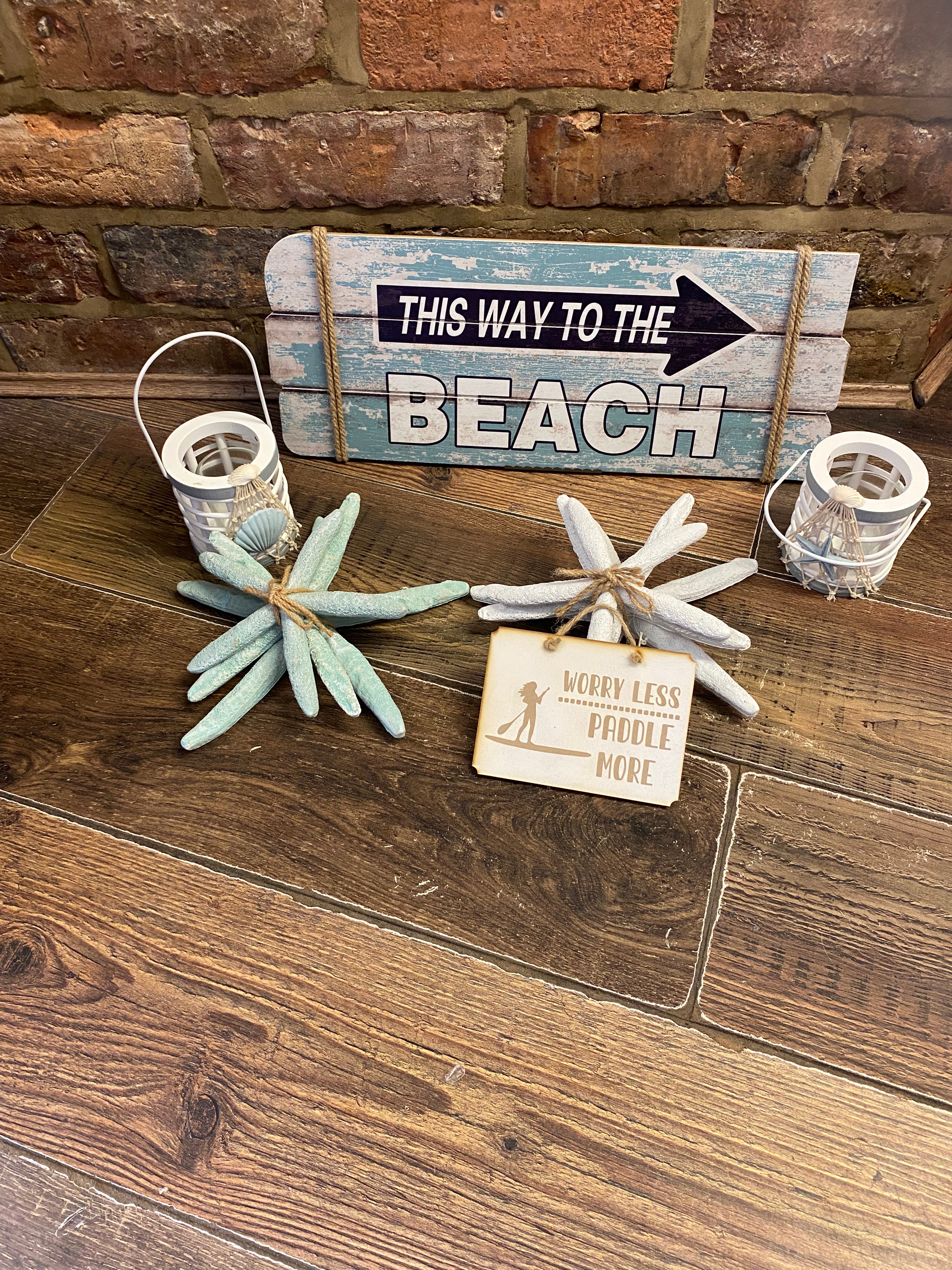 Handmade Wood Beach Signs