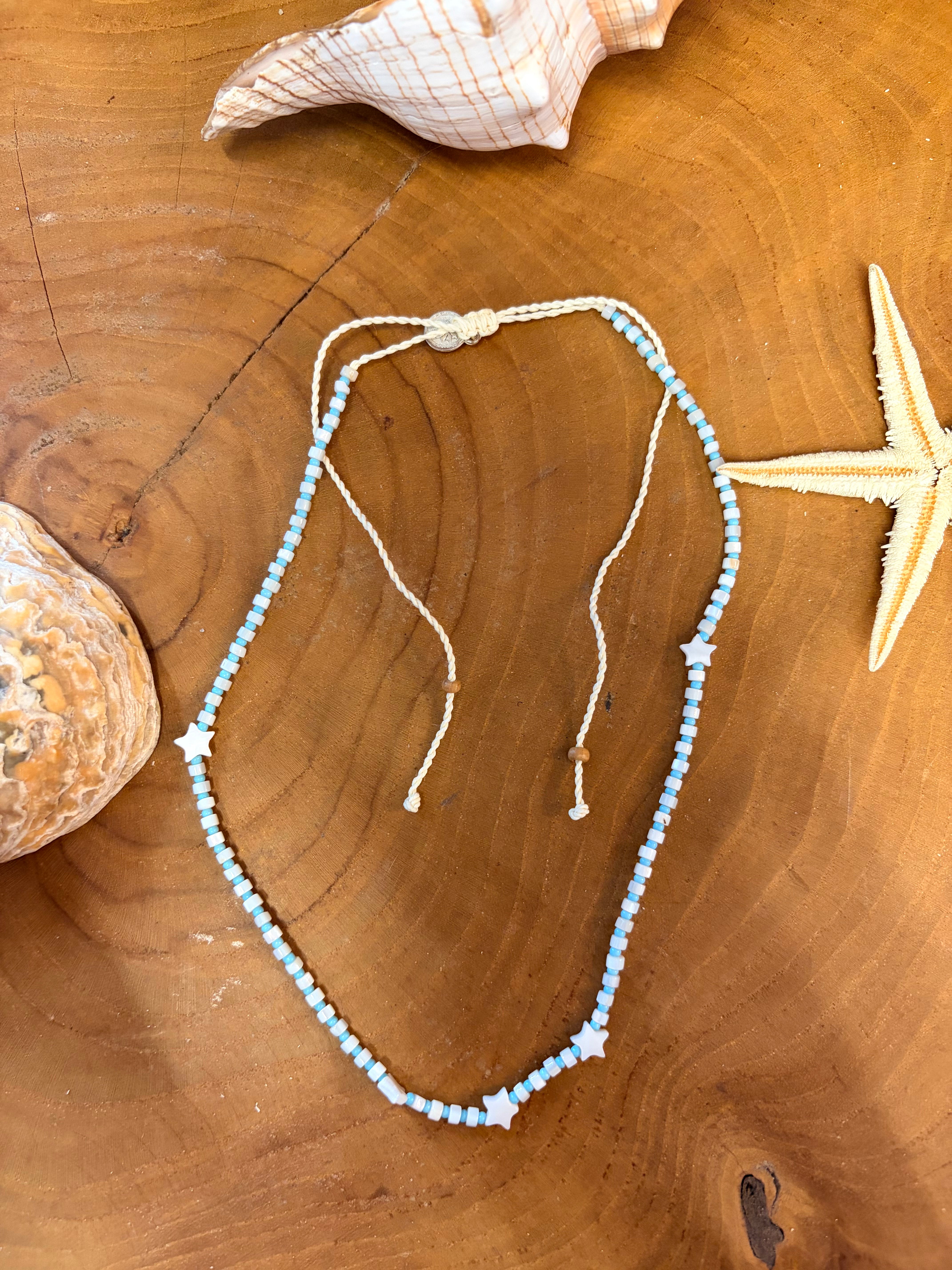 PINEAPPLE HANAUMA BAY STAR  NECKLACE - NICNP-052