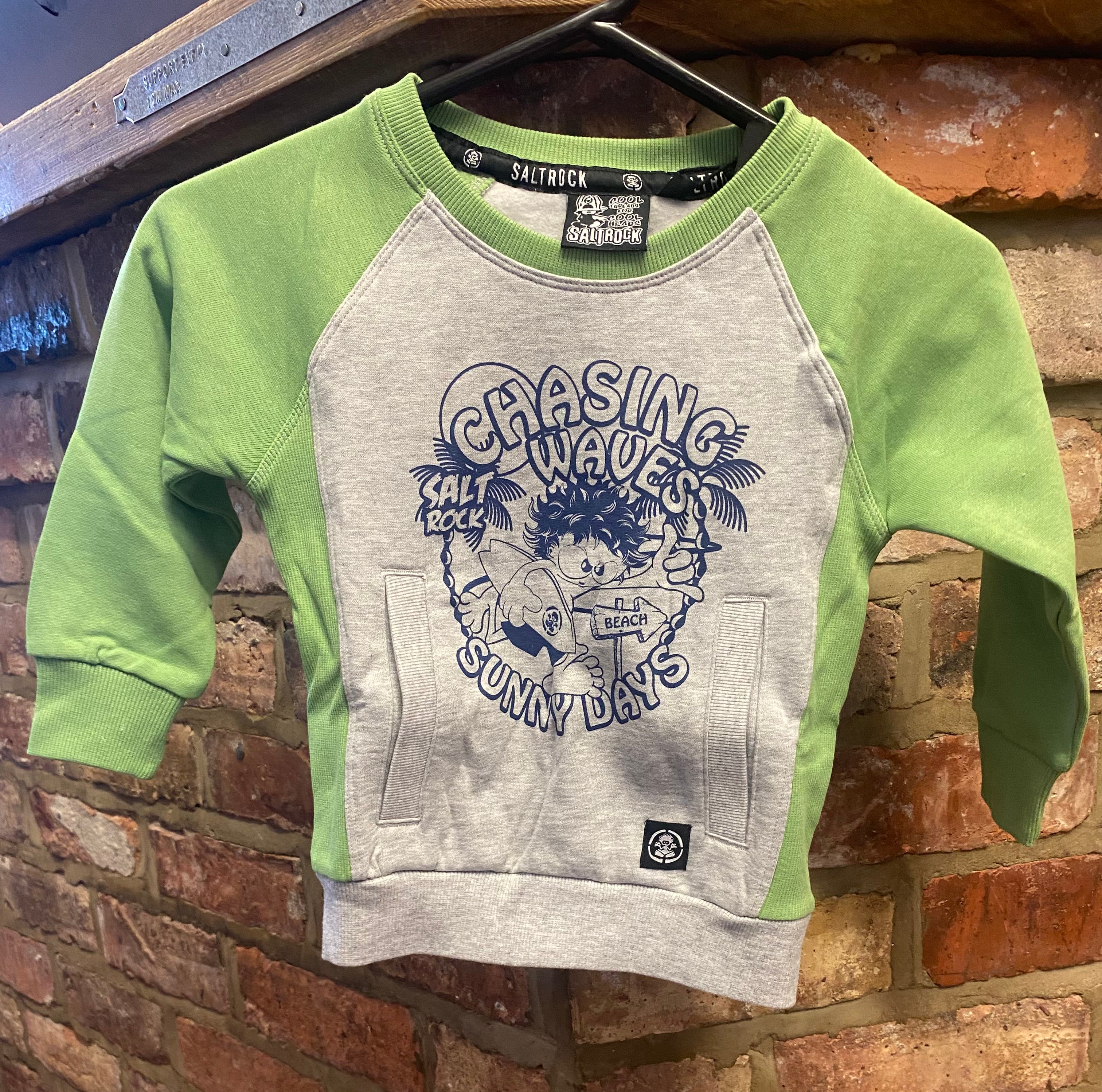 SALTROCK TODDLER CHASING WAVES SWEAT TOP